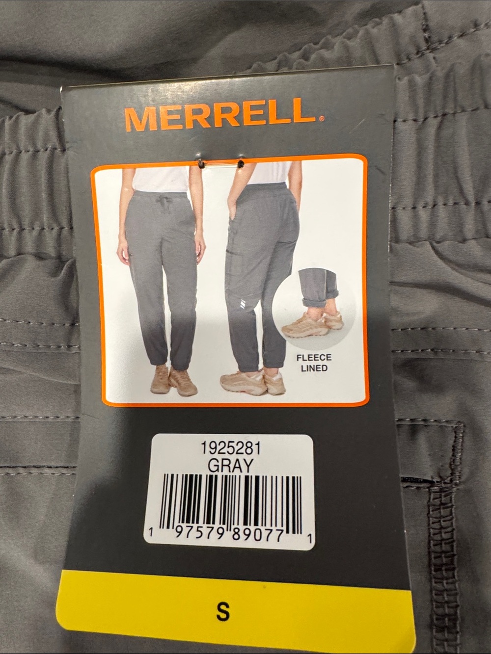 Merrell Men's Gray Fleece-Lined Joggers